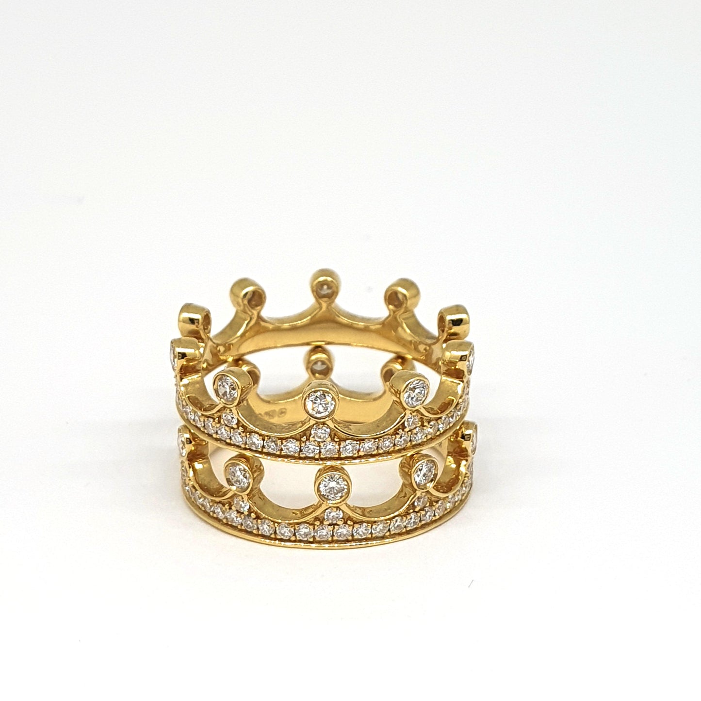 1.29CT Interlocking Diamond Ring Gold Ring £4055.00