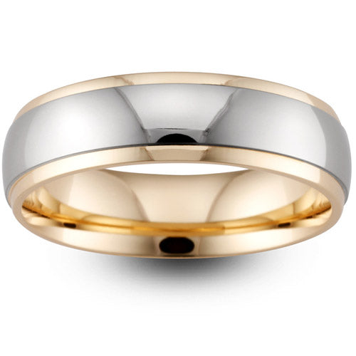 Colt - Two Colour Gold Wedding Ring