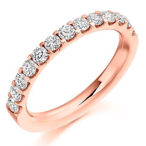 Summer - 0.75ct Diamond Wedding Ring - Micro-Claw Set Eternity