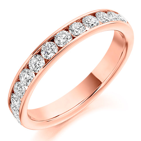 Tiffany - 0.75ct Diamond Wedding Ring - Channel Set Eternity