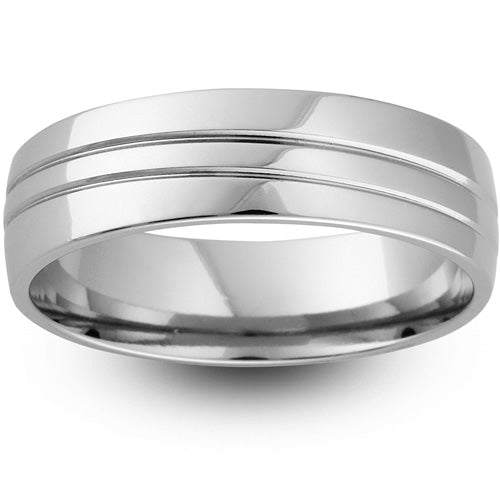 Indiana - 5mm Diamond Cut Wedding Ring
