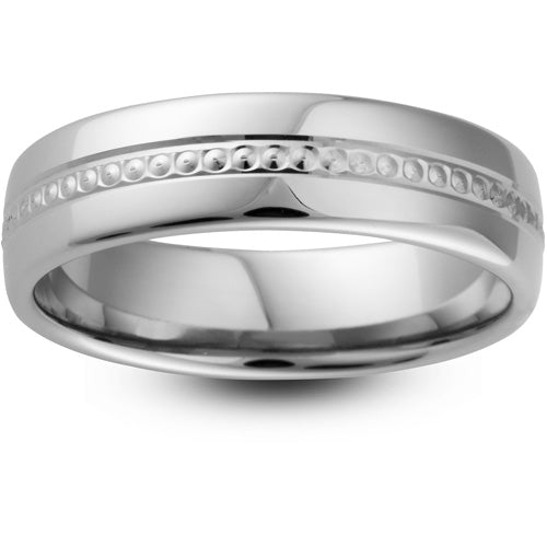 Ario - 5mm Rope Pattern Wedding Ring