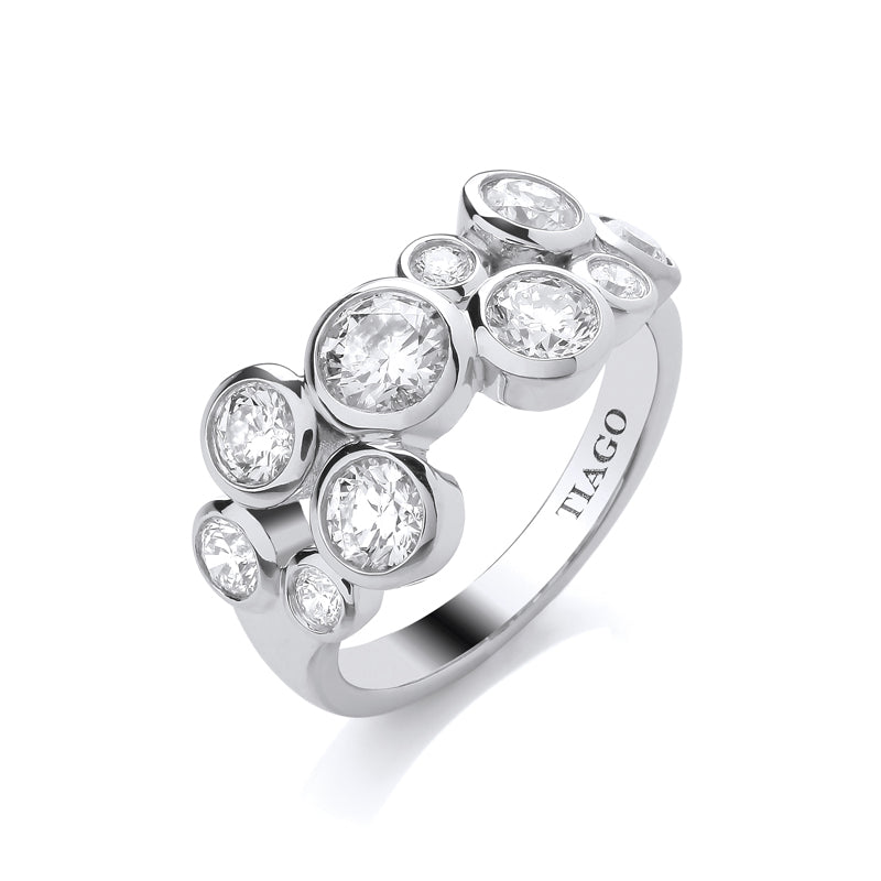 1.96ct Platinum Diamond Raindance Style Ring £9075.00