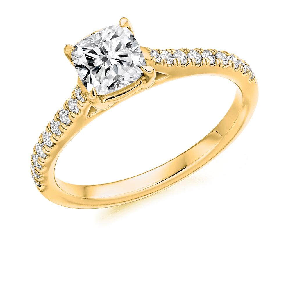 Cushion Four Claw Solitaire