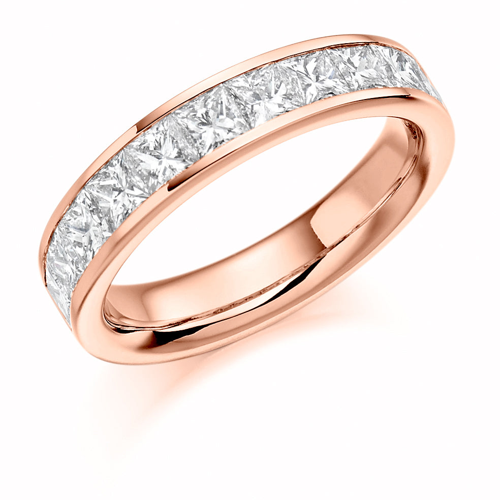 Tia - 1.50ct Diamond Wedding Ring - Channel Set Eternity