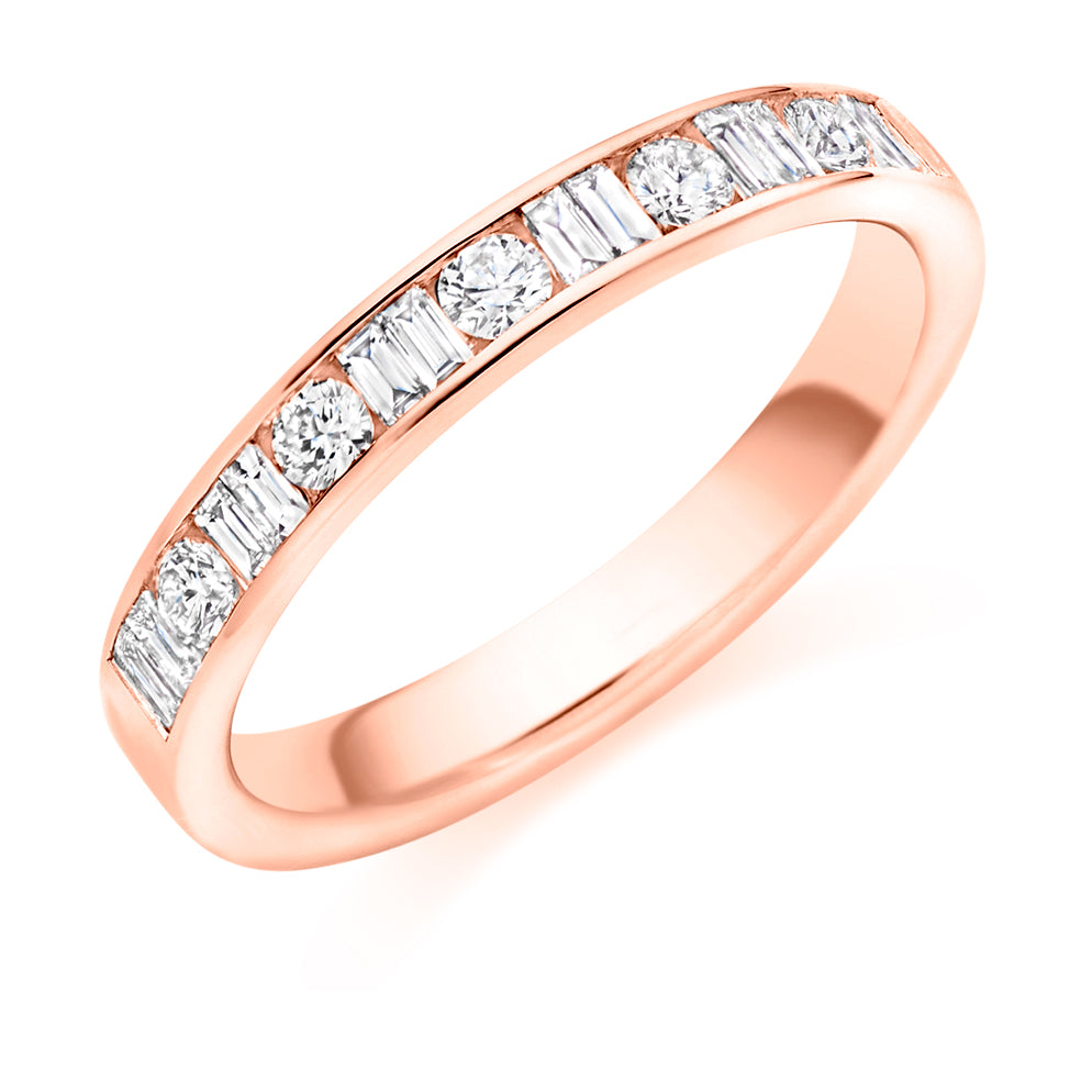 Pascala - 0.50ct Diamond Wedding Ring - Channel Set Eternity