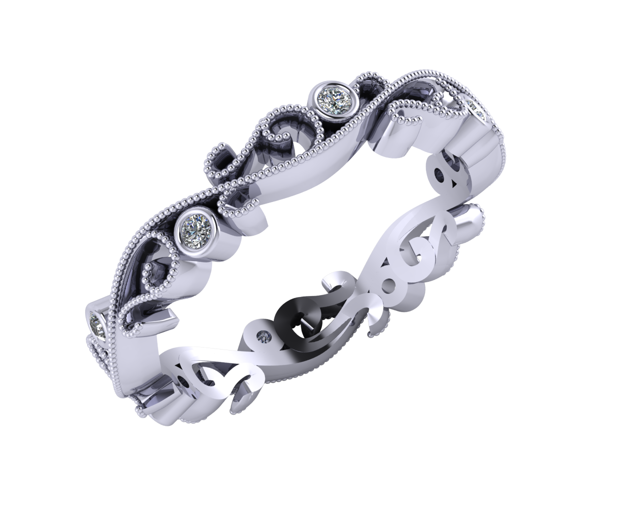 TGO BESPOKE | Platinium Anna-Maria Ring £3000.00
