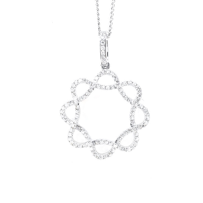 18ct Diamond Emblem Necklace £1830.00