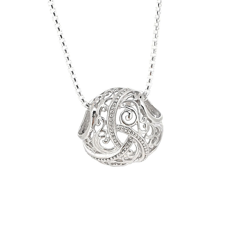 Large Silver Filegree Necklace £97.00