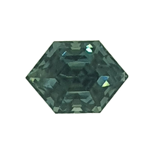 1.05ct 6 Sided Teal Sapphire £876.00