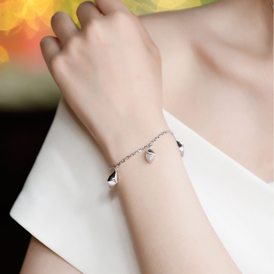 Magnolia Bracelet Pink £180.00