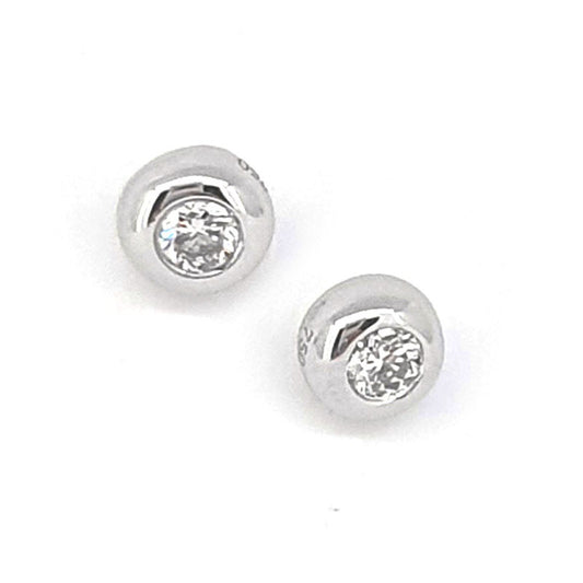 18ct Diamond Rub Over Studs 0.15ct £480.00