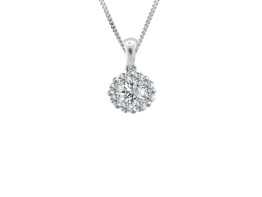 9ct White Gold AVA Pendant £575.00