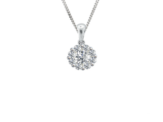 9ct White Gold AVA Pendant £575.00