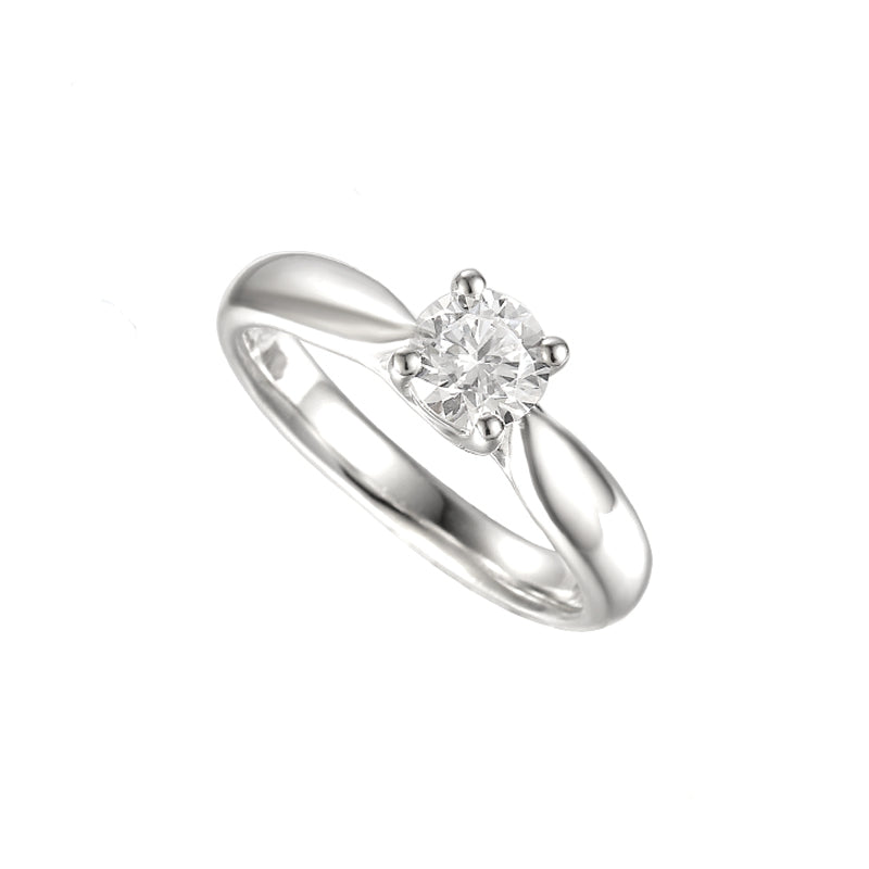 Give You My Heart Sterling Silver Solitaire Ring £45.00
