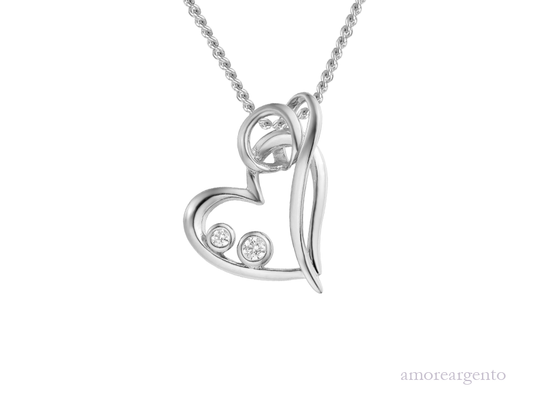 Hearts Entwined Necklace £59.00