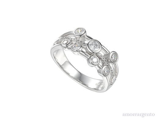 Fantasia Mini Sterling Silver Ring £55.00