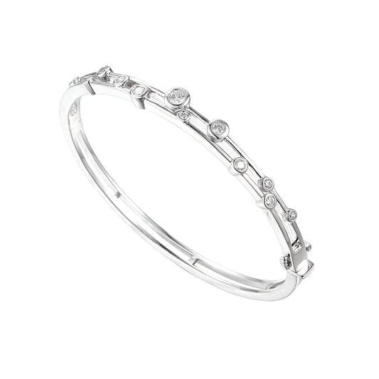Fantasia Mini Sterling Silver Bangle £149.50