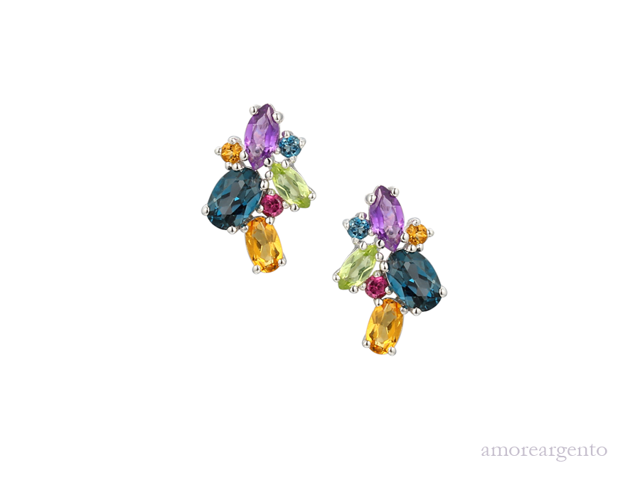 Rainbow Cocktail Earrings £119.50