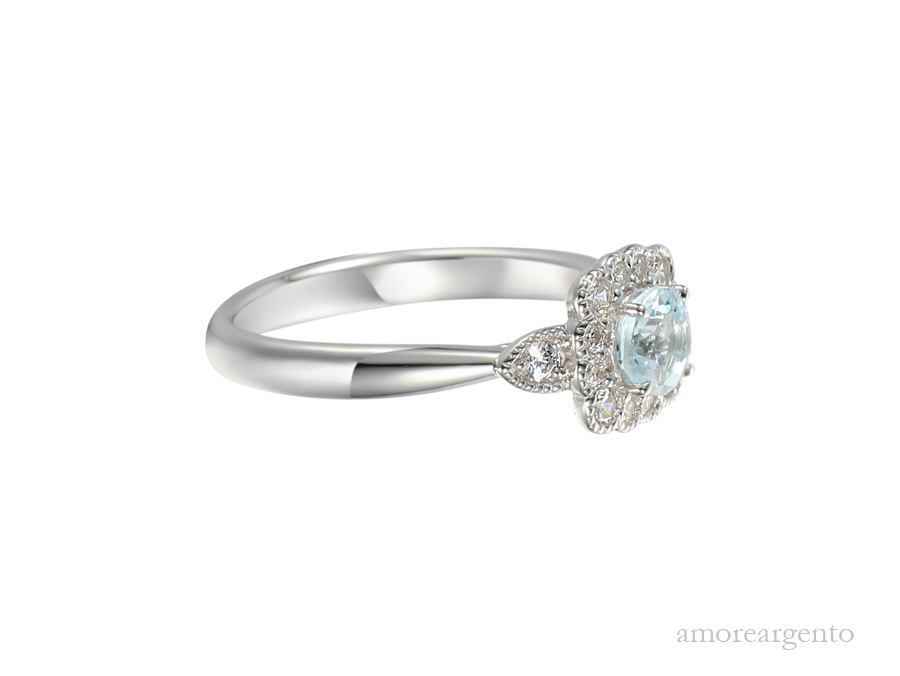 18ct Gold Diamond Heart Ring  £295.00