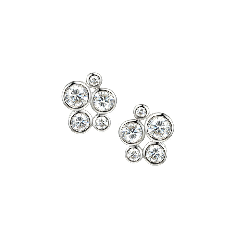 Fantasia Symphony Bubble Sterling Silver Earrings £65.00