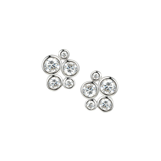 Fantasia Symphony Bubble Sterling Silver Earrings £65.00