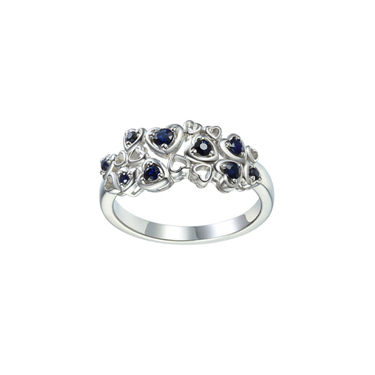Sapphire Love Hearts Ring £120.00