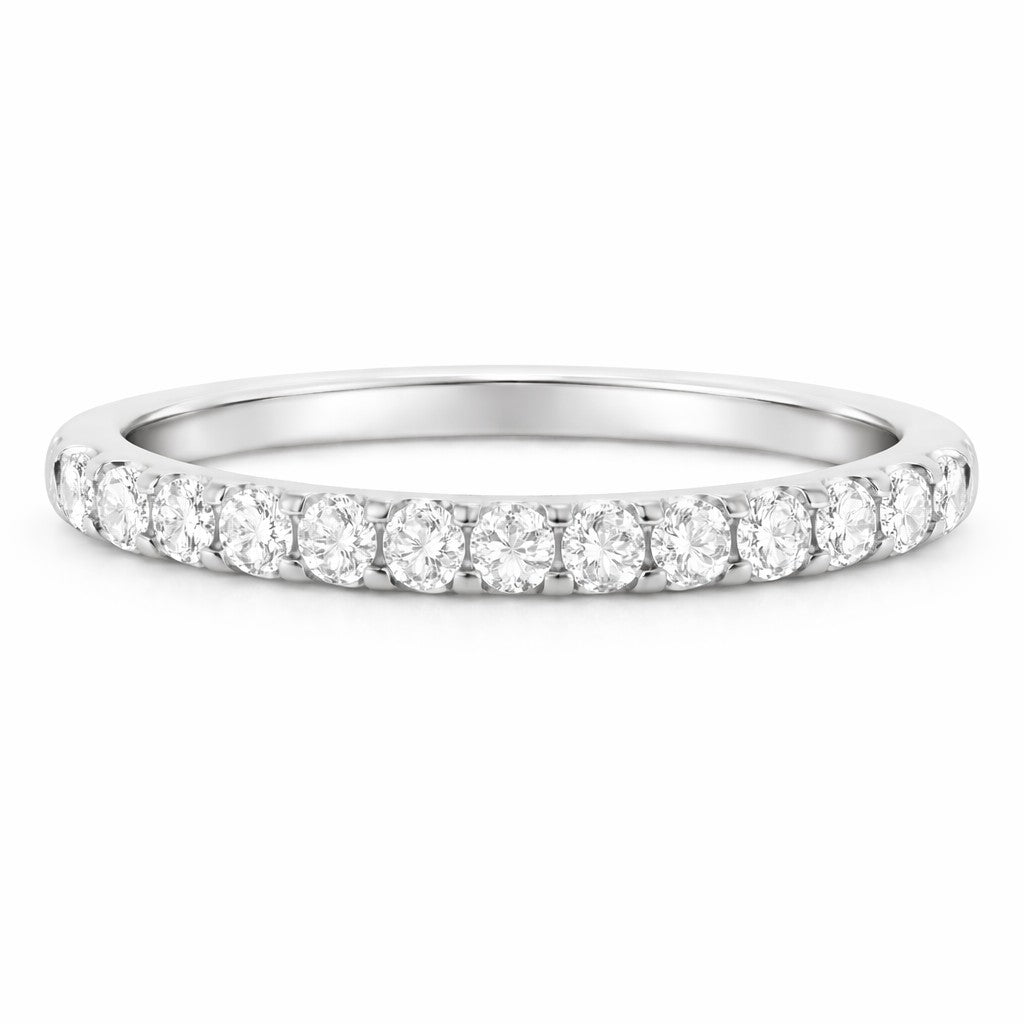 Ella - 0.33ct Diamond Wedding Ring - Micro-Claw Set Eternity