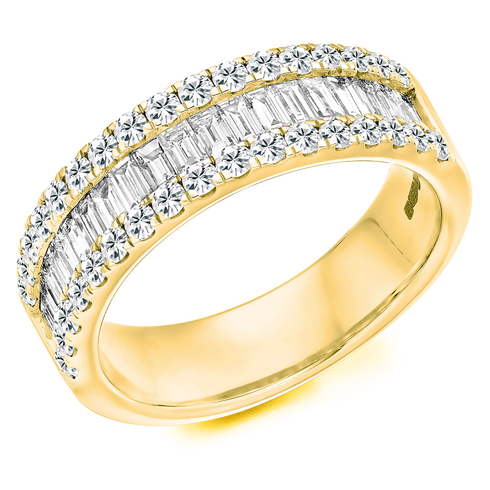 Venera - 1.40ct Diamond Wedding Ring - Vintage Design Eternity