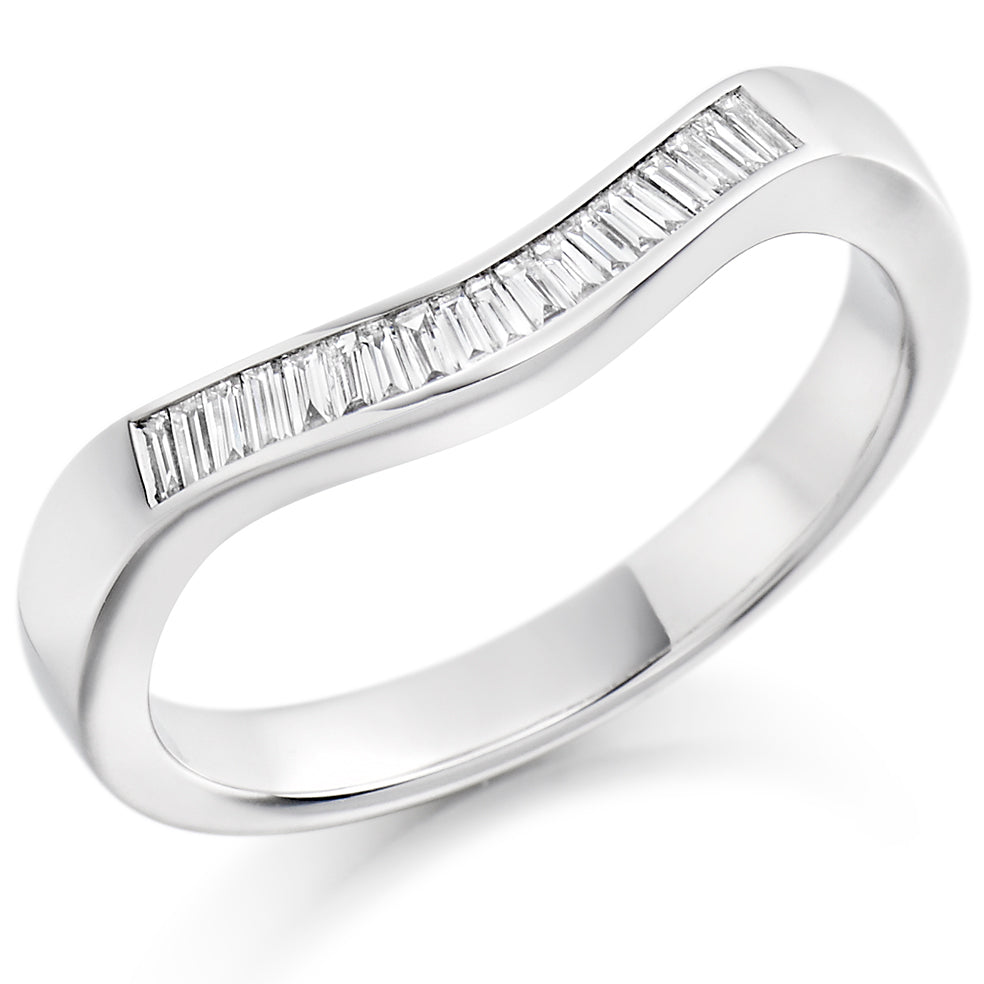 Vadelle - 0.20ct Diamond Wedding Ring - Channel Set Shaped to Fit