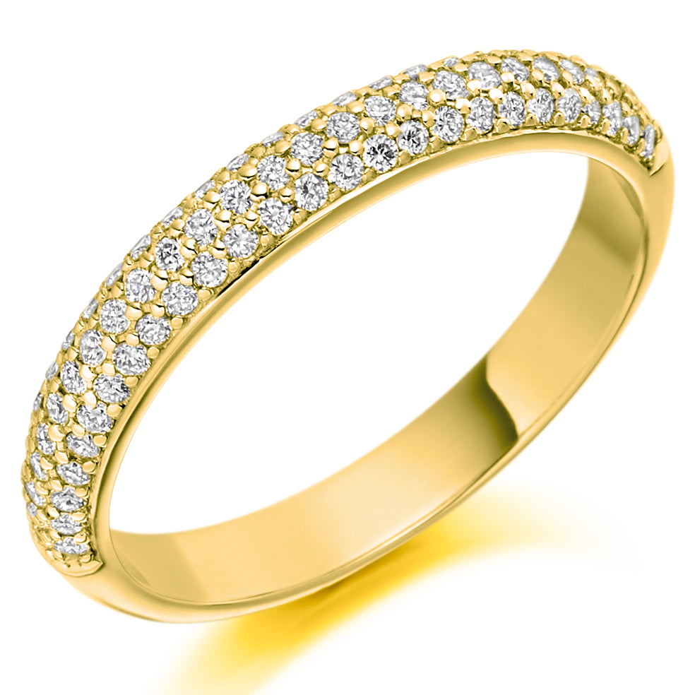 Valence - 0.40ct Diamond Wedding Ring - Pave Set Eternity