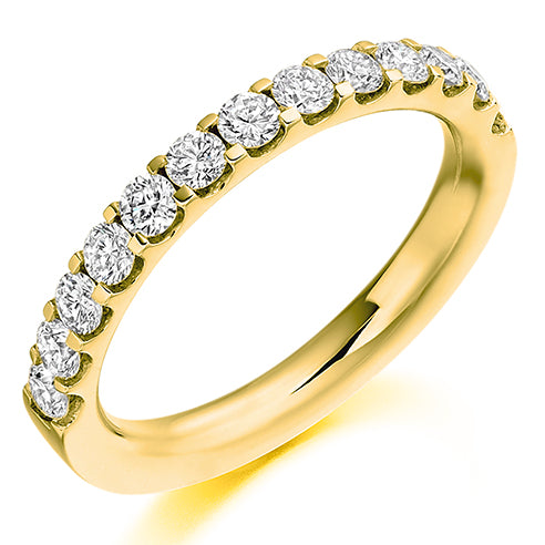 Summer - 0.75ct Diamond Wedding Ring - Micro-Claw Set Eternity