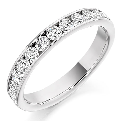 Tiffany - 0.75ct Diamond Wedding Ring - Channel Set Eternity