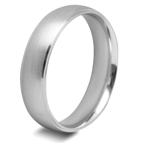 Plato - 5mm Matt Finish Wedding Ring