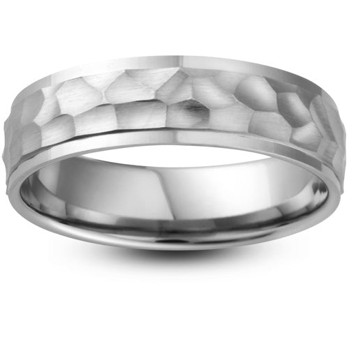 Aspen - 5mm Hammered Wedding Ring