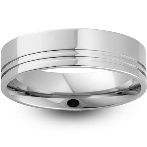 Earl - 5mm Diamond Cut Wedding Ring
