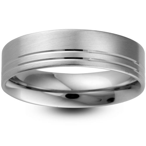 Noah - 5mm Diamond Cut Wedding Ring