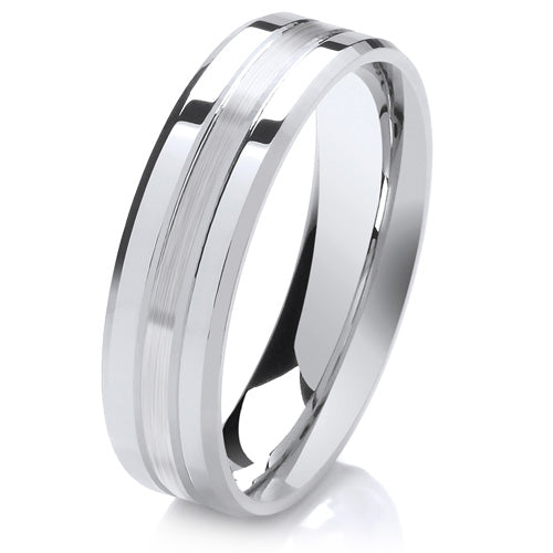Kyle - 5mm Diamond Cut Wedding Ring