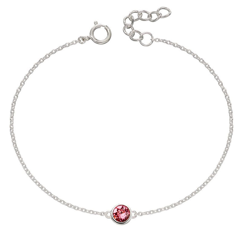 Silver Chain Bracelet with Crystal £31.95