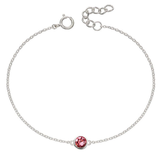 Silver Chain Bracelet with Crystal £31.95