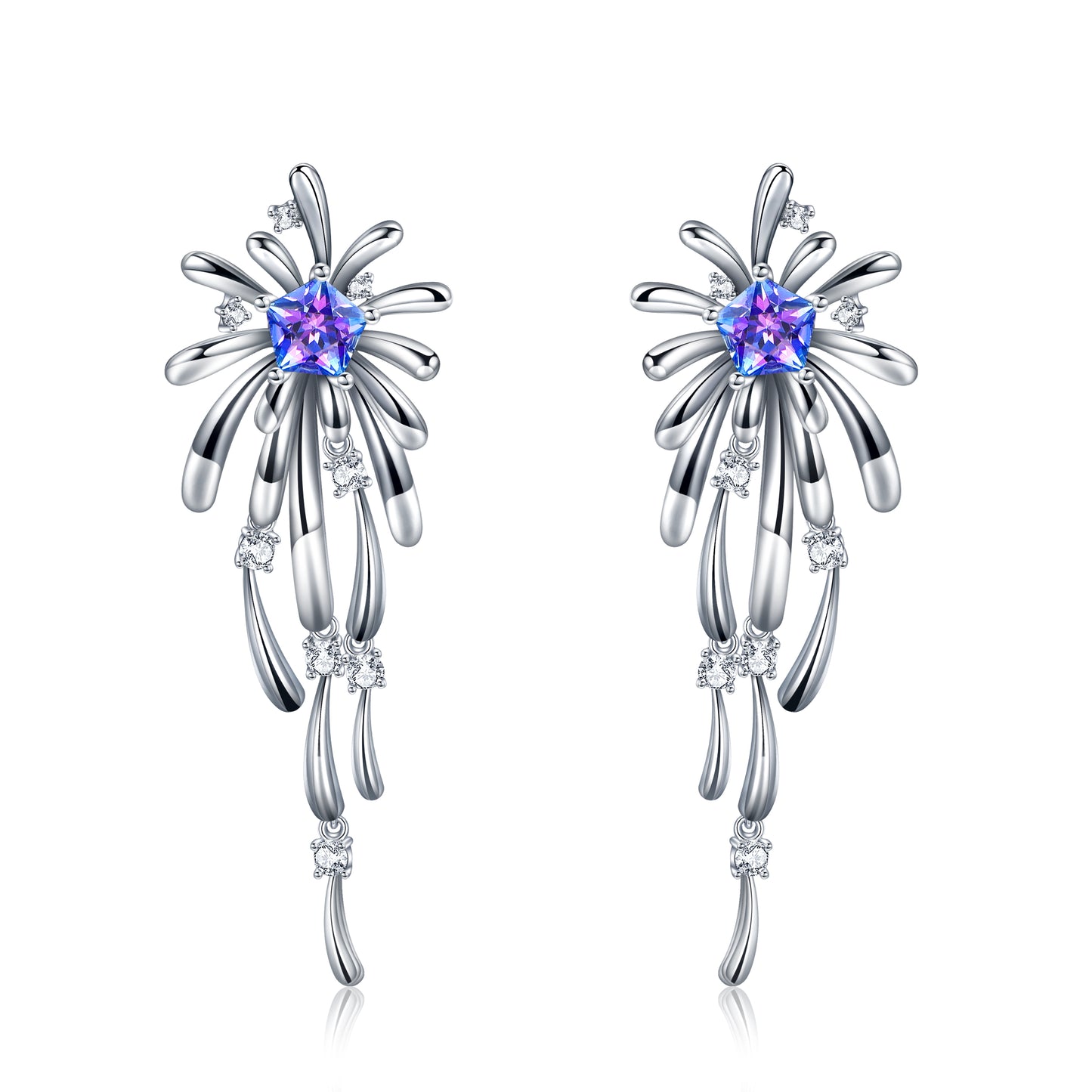 Carpe Diem Crossette Drop Earrings 190.00