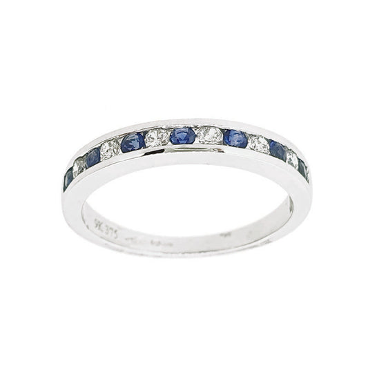 0.30ct Sapphire | 0.18ct Diamond Chanel Set Eternity Ring £875.00
