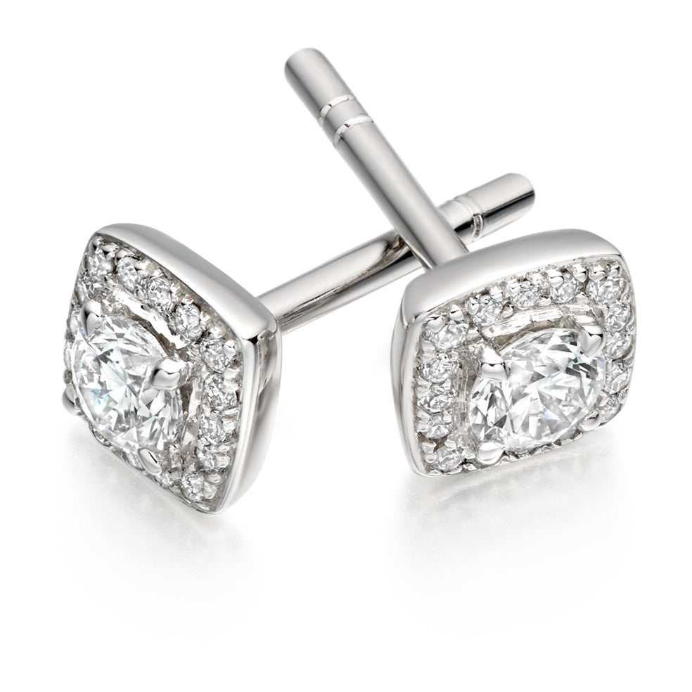 0.68ct Classic Round Halo Diamond Engagement £3850.00
