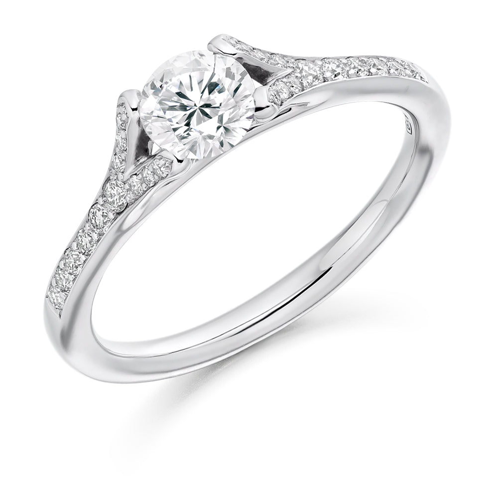 Round Fancy Four Claw Solitaire 2