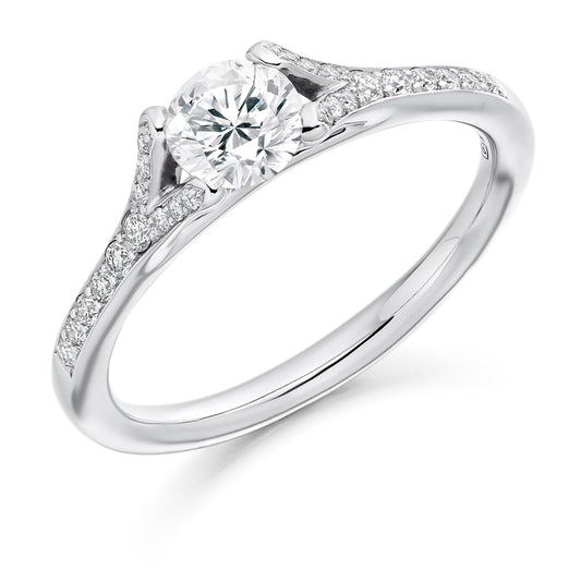 Round Fancy Four Claw Solitaire 2