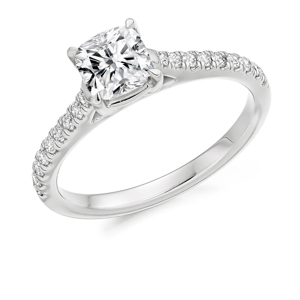 Cushion Four Claw Solitaire