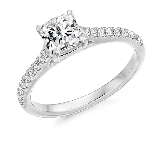 Cushion Four Claw Solitaire