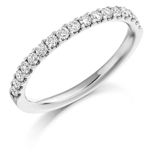 Ella - 0.33ct Diamond Wedding Ring - Micro-Claw Set Eternity