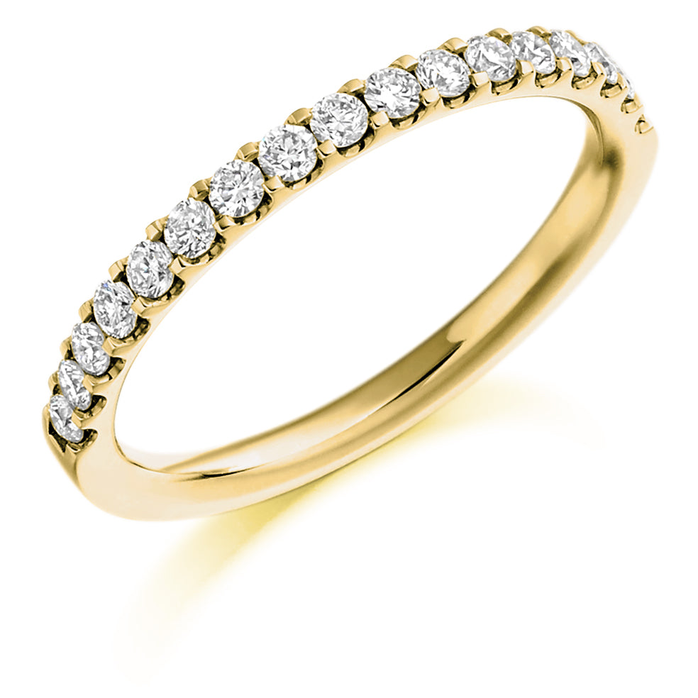 Ella - 0.33ct Diamond Wedding Ring - Micro-Claw Set Eternity