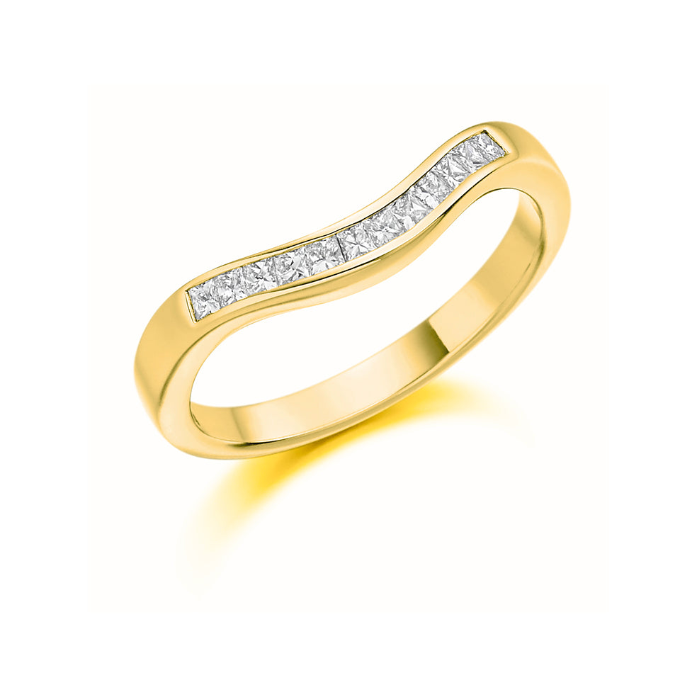 0.38ct Sapphire | 0.23ct Diamond Eternity Ring £935.00